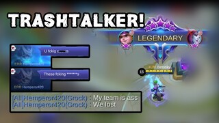 Here We Go Again...Another Trashtalker | Mobile Legends Bang Bang