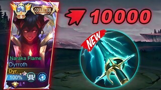 FINALLY NEW ITEM DYRROTH 100% BROKEN!!😱🔥 - BEST 1 HIT BUILD DYRROTH 2024