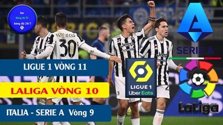 Tin bóng đá kết quả  VĐQG Italia Serie A, Tây ban nha Laliga, Pháp Ligue 1 I Bảng xếp hạng