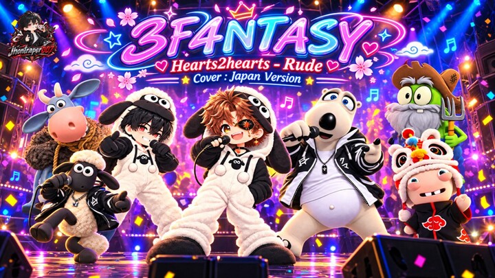 [ Cover ] Rude! - @Ry-man Cho ft. Ikito ft. Uchiha Bwa Bwa and Friends | Original by Hearts2Hearts
