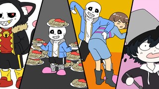 [MAD]Fanfiction khác nhau của Sans|<Undertale>