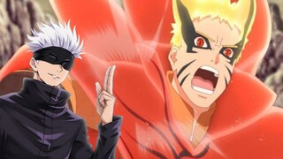 NARUTO BARYON VS GOJO SATORU (Jump Force) FULL FIGTH HD