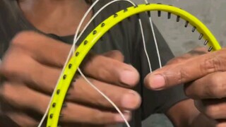 Indian badminton racket making