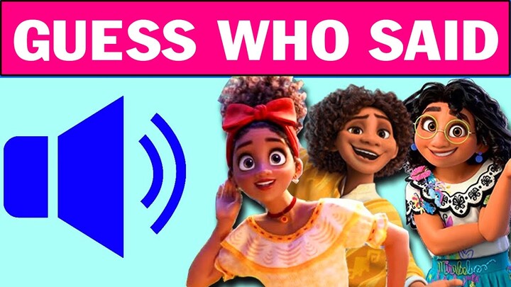 Can You Guess The ENCANTO Voice? | Disney Quiz | ENCANTO Quiz