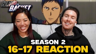 THIS IS GETTING WILD! | Kuroko No Basket Season 2 Ep 16-17 Reaction