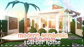 No Gamepass Modern Aesthetic Budget Home Speedbuild and Tour - iTapixca Builds