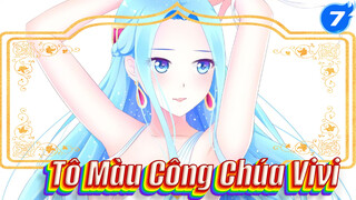 Quá Trình Tô Màu Công Chúa Vivi | Đảo Hải Tặc / Tranh Vẽ Trên Tablet Đơn Giản_7