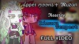 Upper Moons + Muzan react to Rimuru Tempest •Full Video•