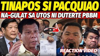 KAKAPASOK LANG KARMA ang INABOT PACQUIAO at KOKO NA-SHOCKED BINALIKAN ni DUTERTE PBBM REACTION VIDEO