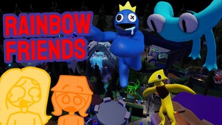 Playing Rainbow Friends on Roblox|Ft. my sister,@Marker_ling123, and @The_real_needle