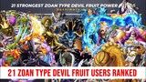 21 ZOAN TYPE DEVIL FRUIT USER RANGKET 🔥🔥🔥 | MANGA | ONE PIECE POWER LEVEL