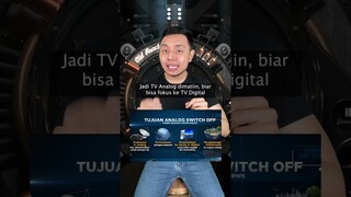 Kenapa TV Analog dimatiin? Kamu masih punya TV Analog ga? #shorts