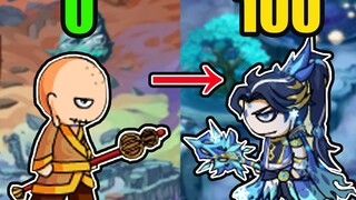 Spending 200,000 voucher points at the start? Challenging myself to build 1 million combat power fro