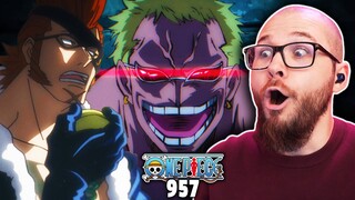One Piece Episode 957 Reaction | WARLORDS ABOLISHED and DRAKE'S A SPY?!