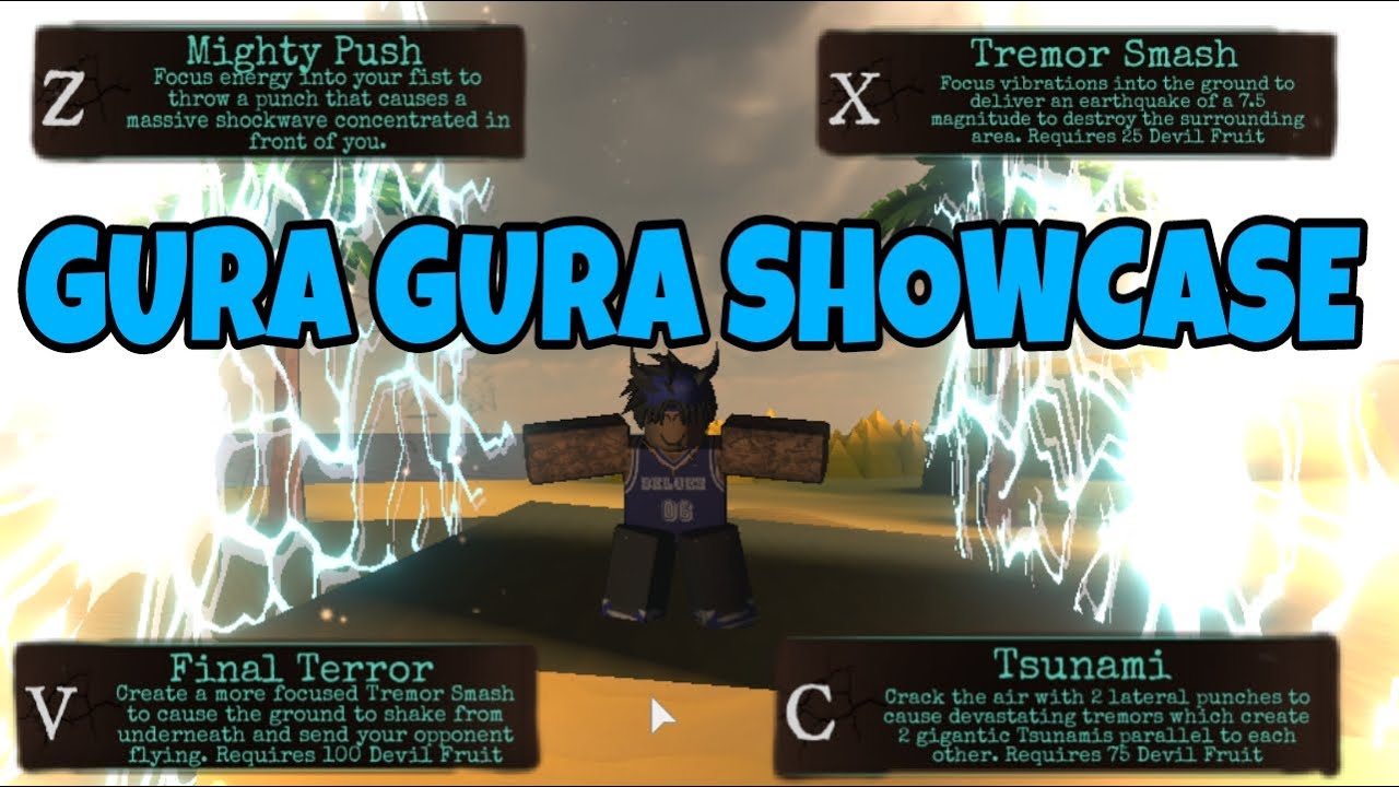 QUAKE / GURA SHOWCASE IN BLOX FRUITS 