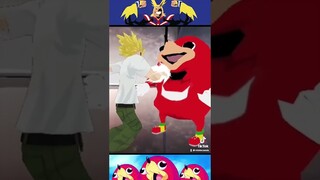 All Might uses One For All on Knuckles