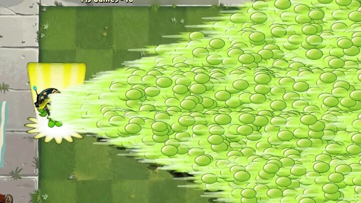 PvZ 2 - 100 plants vs. 100 zombies - mid-level for each plant vs. cyberhead zombies - who will win?