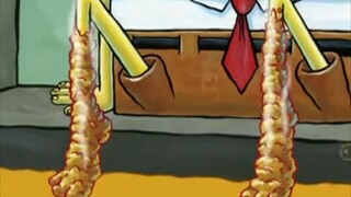 Spongebob คิดว่าเขาเป็นโรคปลาหมึกระยะสุดท้ายด้วย และตกใจมากจนกรีดร้องในครัว