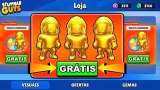 VEJA AGORA! O STUMBLE GUYS VAI DAR SKIN ESPECIAL DE GRAÇA AMANHÃ | NOVA ATUALIZAÇÃO 0.46
