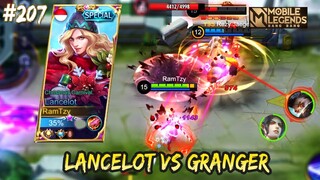 AGGRESSIVE LANCELOT VS GRANGER, HARI HARI LAWAN GRANGER WKWK | LANCELOT GAMEPLAY #207 | MLBB