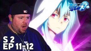 Demon Lord Rimuru! That Time I Got Reincarnated As A Slime Season 2 Episode 11 & 12 Reaction