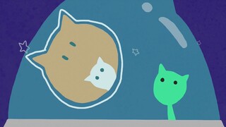 Time is like water in a sponge, and cats are no exception.