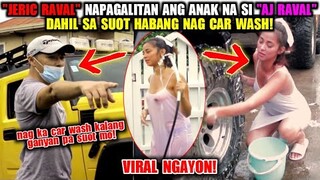 Aj Raval"Napagalitan at napahiya sa amang si"Jeric Raval"dahil sa Suot habang nagka Car Wash! naku!