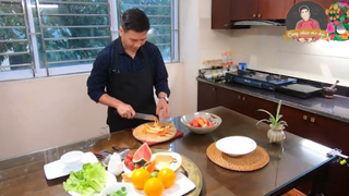 Làm SALAD HOA QUẢ giàu vitamin cho da đẹp, tăng sức đề kháng _ Cùng Cháu Vào Bếp