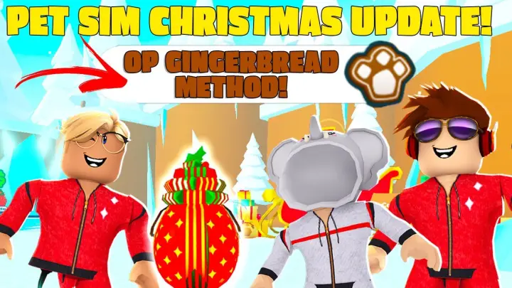 Pet Simulator X Christmas Event Update!! OP Gingerbread Method! Roblox