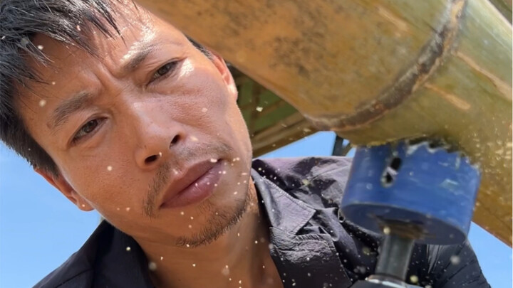 After weathering several typhoons, the gazebo I built is still perfectly intact! Just to be on the s