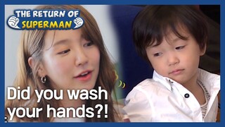 Did you wash your hands?! (The Return of Superman) | KBS WORLD TV 201227