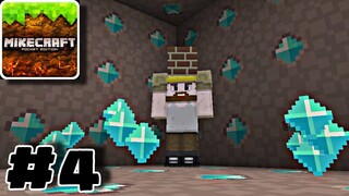 Mikecraft Pocket Edition Gameplay Walkthrough Part 4 - Diamonds in Survival