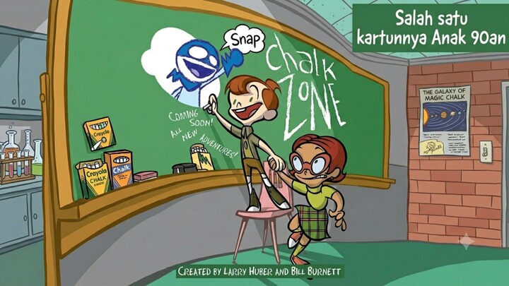 Chalk Zone ~ Petualangan pertama Rudy ke Dunia Kapur Part.1 || Dubbing Indonesia