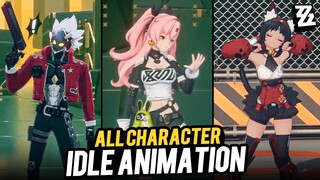 ALL Character Idle Animation in Zenless Zone Zero