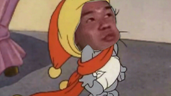 【Cat digs up mouse】Thanksgiving snow feast