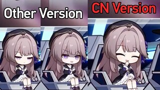 Herta isn't happy when they showed Kafka banner...... except the CN Version