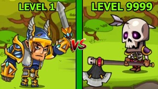 TRẬN CHIẾN VUA PHÒNG THỦ MUA HIỆP SĨ VÀNG VS ĐAO PHỦ XƯƠNG - Royal Defense King TOP GAME THÀNH EJ