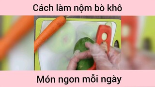 Cách làm nộm bò khô