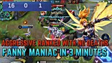 AGGRESSIVE RANKED WITH NO DEATHS | FANNY MANIAC IN JUST 3 MINUTES