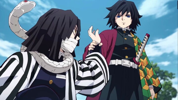 It turns out that Giyuu is stronger than the Snake Pillar. When he learns that Tanjiro is suppressed