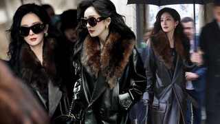 Yang Mi shows off her big star temperament at the LOEWE - Paris Fashion Week show