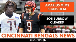 Bengals News: Amarius Mims Signs Rookie Deal, 3 Roster Moves Made + Joe Burrow Cleared For Contact