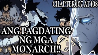 Ang Pagdating ng mga Monarch!!! Solo Leveling Tagalog 107-108 S2