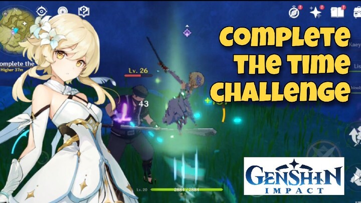 GENSHIN IMPACT | COMPLETE THE TIME CHALLENGE ⏳🤸🏻‍♀️