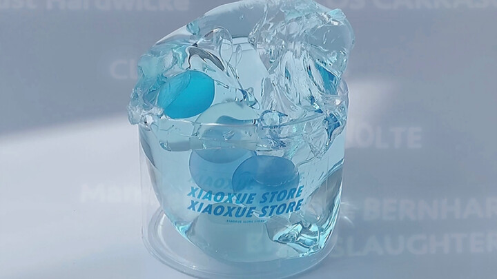 Slime "Ice" dari Xiaoxue Store