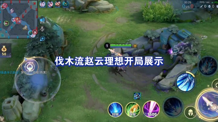 Demonstration of Zhao Yun’s Ideal Opening in the Logging Style