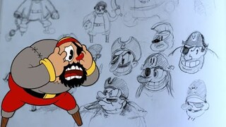 Cuphead BEHIND THE SCENE (Making of), First Concept, Pencil Test Animation