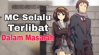 Alur Cerita Anime Suzumiya Haruhi | Seorang Siswa Yang Dikelilingi Alien