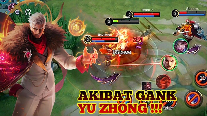 Akibat gank Yu Zhong langsung di lock sampe nangis #bstation #bstationmlbb #mobilelegends #yuzhong