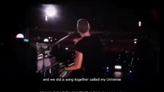 Coldplay x jin - the astronaut LIVE Performance